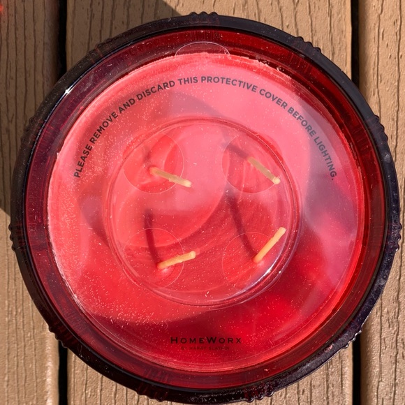 🆕APPLE BUTTER WAFFLES HARRY SLATKIN HOMEWORX 4 WICK 18oz CANDLE NWTS! - Picture 2 of 5